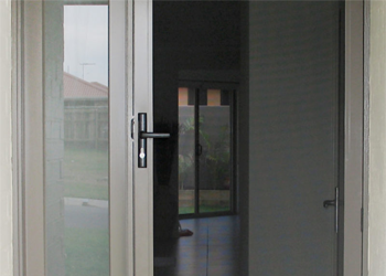 Security mesh door