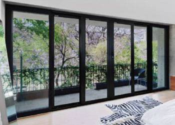 Sliding security doors
