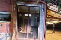 Security mesh for doors