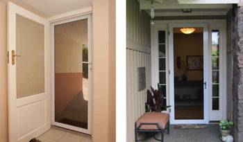 Hinged doors